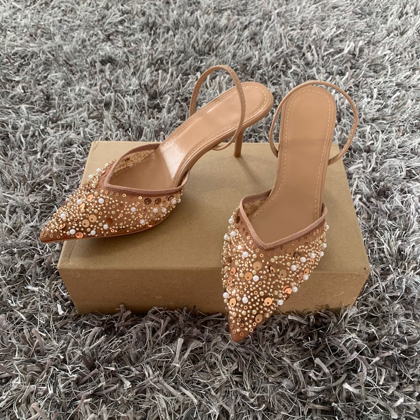 Slingback Heel Formal - Fashion High Heeled Formal Party Shoes