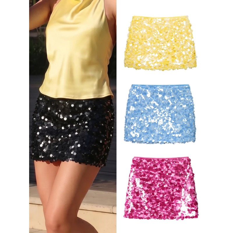 Women'S Formal Day Wear - Women Fashion Glitter Sequin Chic Skirt