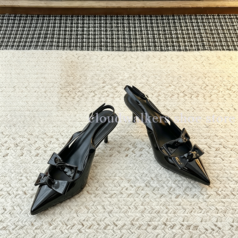Elegant Double Bow Slingback H - огляд і ціна Formal Women Daily Wear Sandals