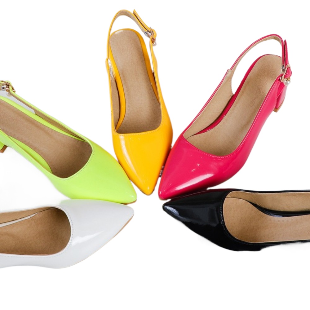 Patent Leather Slingback Pumps - огляд і ціна Slingback Heel Formal
