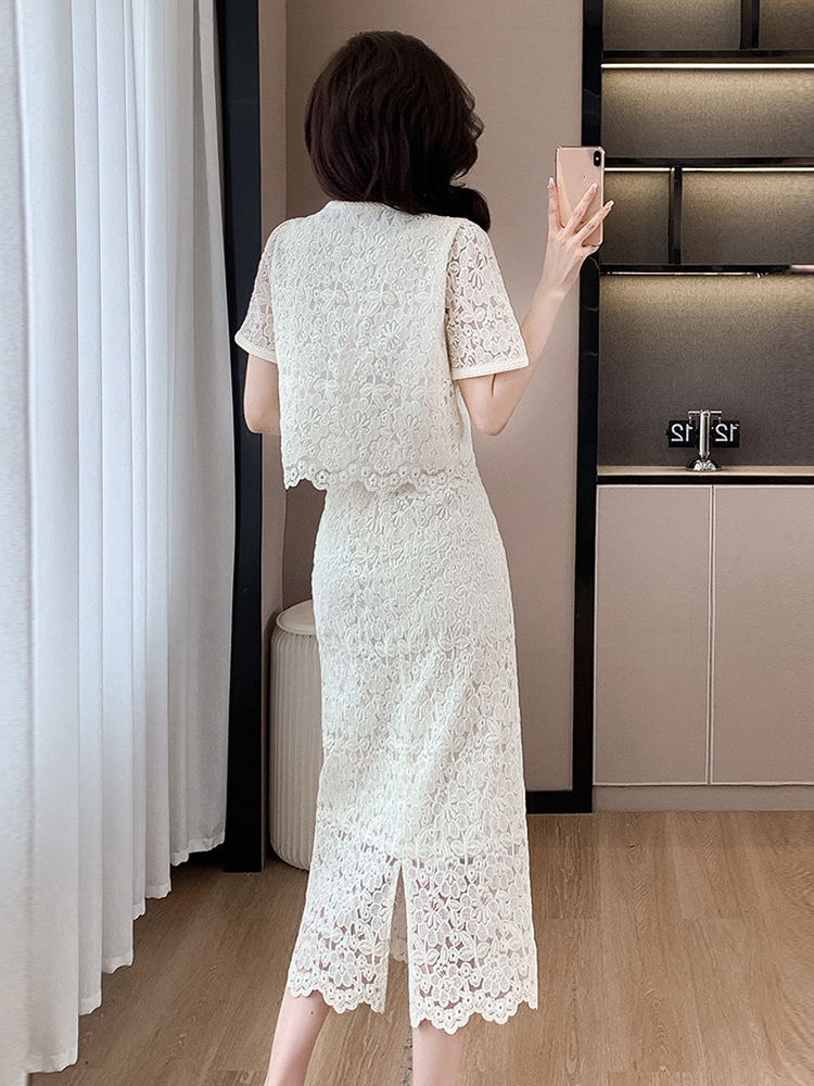 Summer Women Elegant Lace Flor - огляд і ціна Pencil Skirt Midi