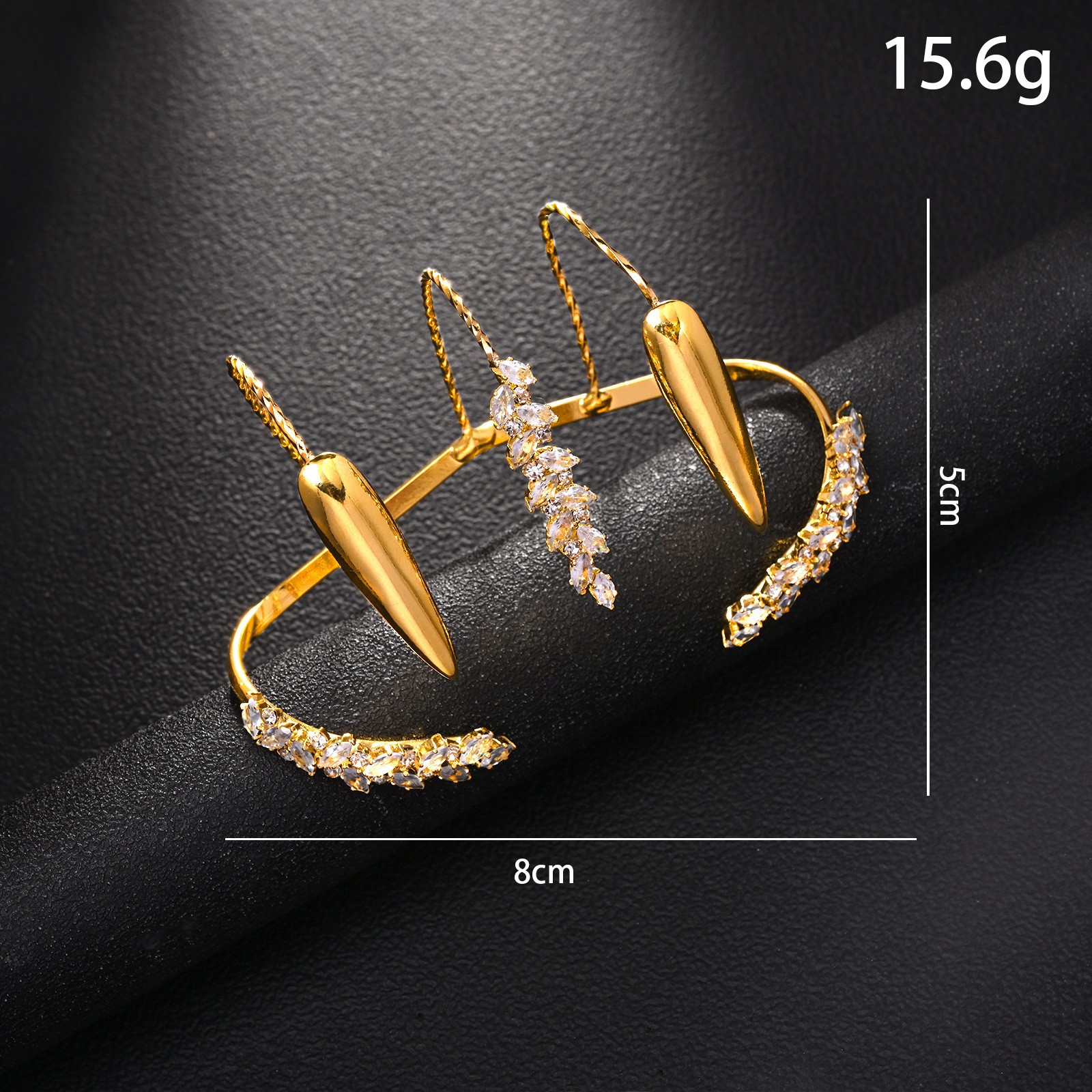 Edgy Wheat-Shape Crystal Open  - огляд і ціна Edgy Formal Wear Women