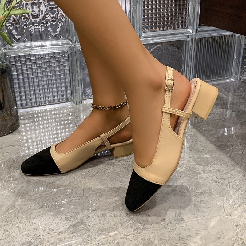 Patchwork Leather Slingbacks W - огляд і ціна Slingback Heel Formal