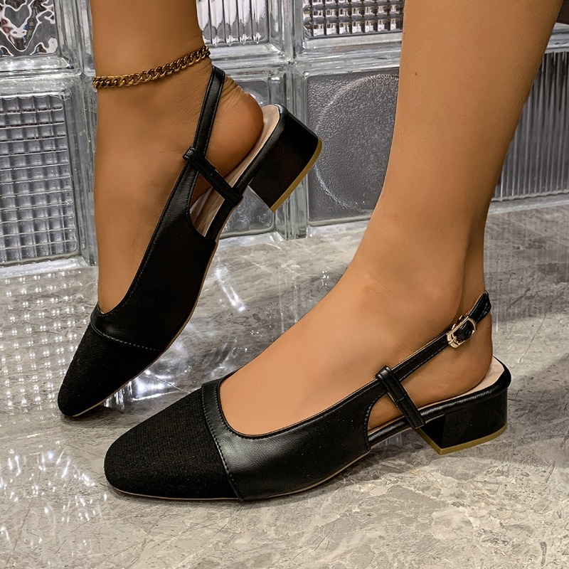 Patchwork Leather Slingbacks W - огляд і ціна Slingback Heel Formal