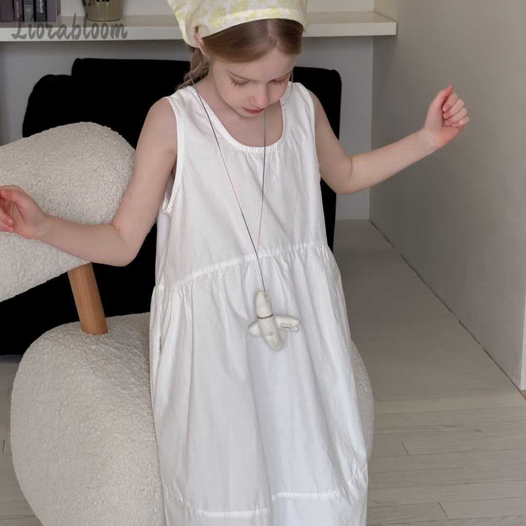 Girls' White Dress Simple Maxi - огляд і ціна Women Formal Wear For Party