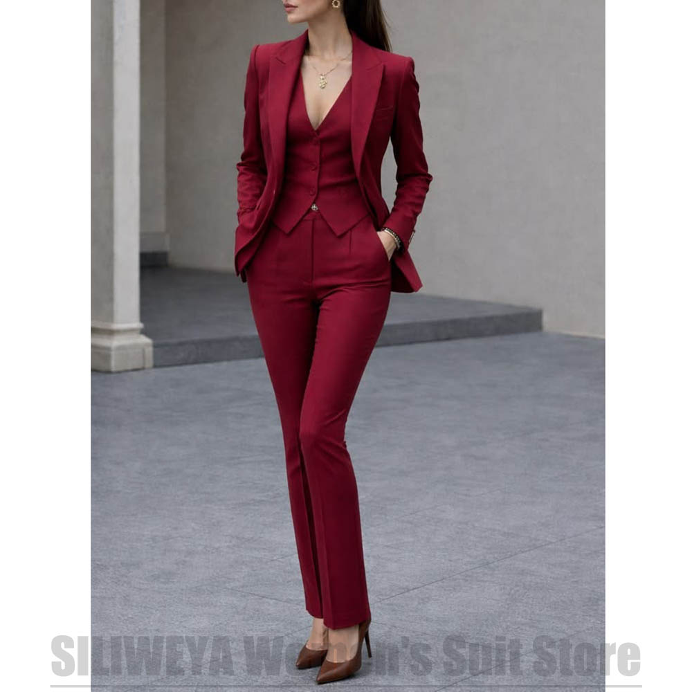 Women 3 Piece Suit Set Blazer  - огляд і ціна Women Formal Wear For Party