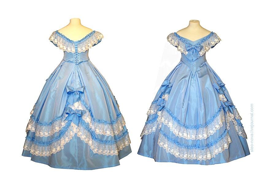 Historical Victorian Blue dres - огляд і ціна Victorian Women'S Formal Wear